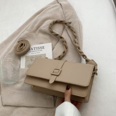 Buckle Lock Stylish Sling Bag