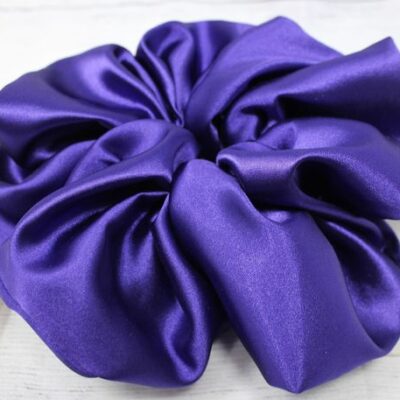 Royal Satin Scrunchie – Large