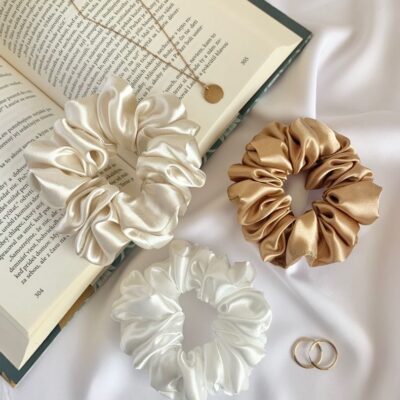 Elegant Satin Scrunchie Set