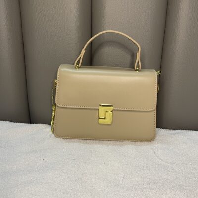 Beige Classic Handbag + Sling Bag