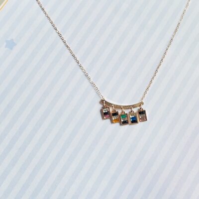 Multicolor Trendy Pendant with Chain